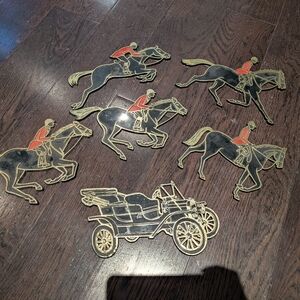 Vintage Horse and Carriage Wall Art